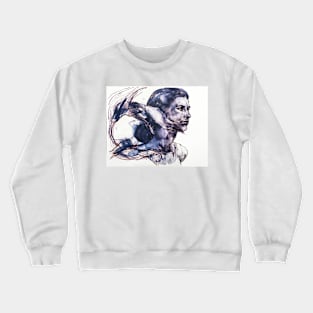 Portrait of a Young Woman Crewneck Sweatshirt